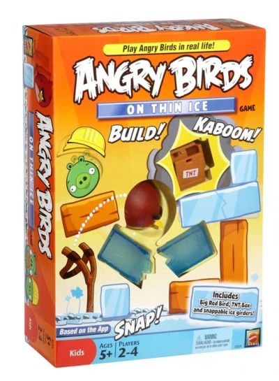 Лот: 4961707. Фото: 1. Игра настольная "Angry Birds... Настольные игры, карты