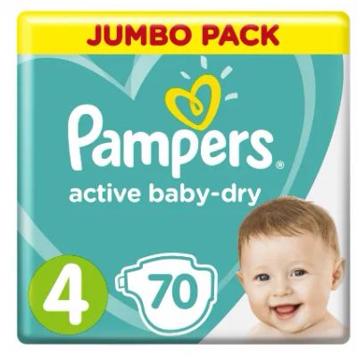 Лот: 20497828. Фото: 1. Подгузники Pampers Active Baby-Dry... Детская гигиена