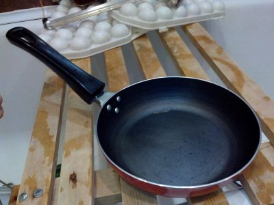 Лот: 6706890. Фото: 1. Небольшая сковородка. Сковороды и сотейники