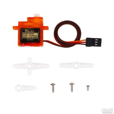 Лот: 13352818. Фото: 1. Сервопривод SG90 Micro. Электродвигатели, микромоторы