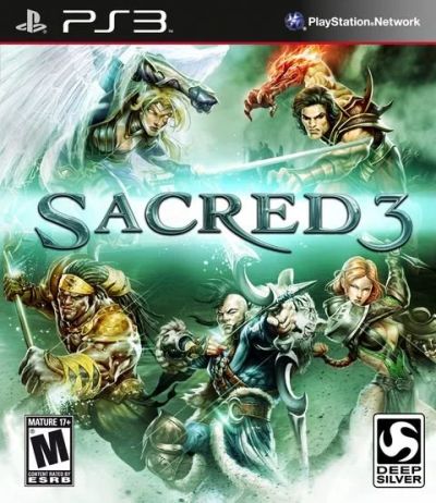 Лот: 14851105. Фото: 1. Sacred 3 [PS3, английская версия... Игры для консолей