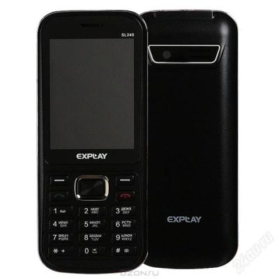 Лот: 2675045. Фото: 1. Телефон Explay SL240, черный -... Кнопочные мобильные телефоны
