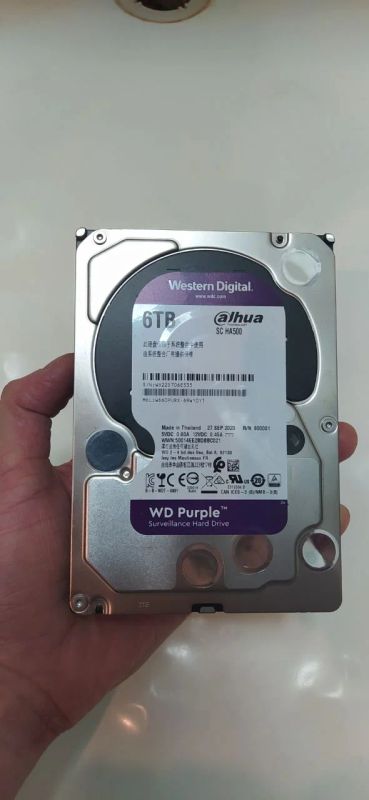 Лот: 19125449. Фото: 1. Жёсткий диск WD purple 6Tb. Жёсткие диски (HDD)