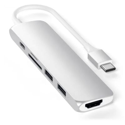 Лот: 25602810. Фото: 1. USB-хаб Satechi Slim Multiport... USB хабы