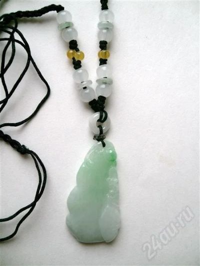 Лот: 328019. Фото: 1. Кулон из Жада (Jade нефрит жадеит... Колье