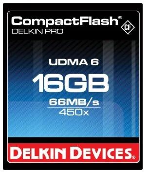 Лот: 6697693. Фото: 1. Compact flash Delkin Devices Pro... Карты памяти