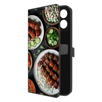 Лот: 25542747. Фото: 1. Чехол Krutoff Eco Book "Застолье... Чехлы, бамперы