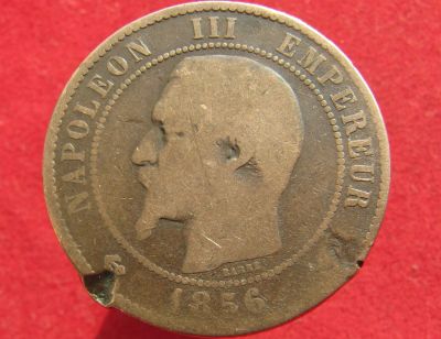 Лот: 15601396. Фото: 1. Франция 5 сантимов, 1856г. Остальные страны