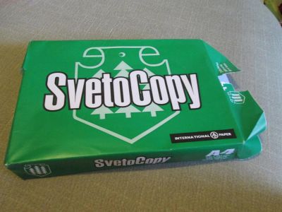 Лот: 3226199. Фото: 1. Бумага А4 SvetoCopy, практически... Бумага