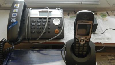 Лот: 5558387. Фото: 1. Panasonic KX-TDC530 RU-комплект... DECT и радиотелефоны