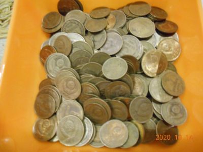 Лот: 16683123. Фото: 1. мелоч ссср 3 - 5 коп 1 кг. - 350... Россия и СССР 1917-1991 года