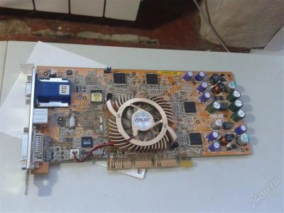 Лот: 2926067. Фото: 1. ASUS V8420S (AGP, GeForce4 4200... Видеокарты