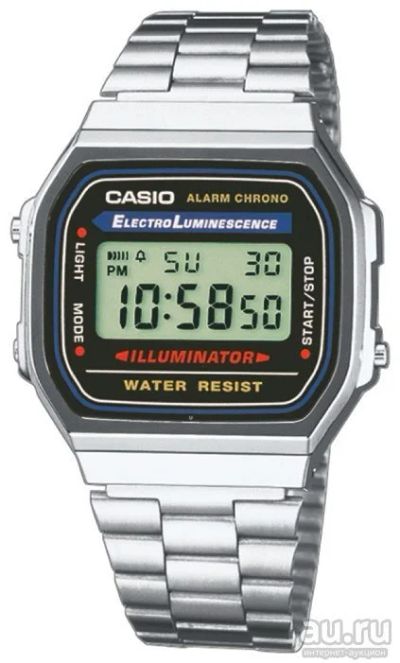 Лот: 9218228. Фото: 1. Часы CASIO A-168WA-1 в наличии... Оригинальные наручные часы