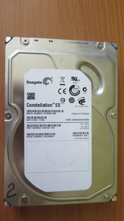 Лот: 17862809. Фото: 1. Жесткий диск Seagate Constellation... Жёсткие диски