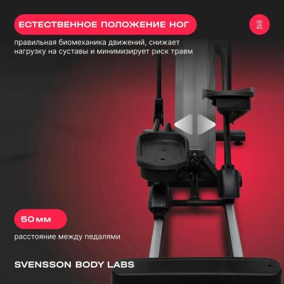 Лот: 25444392. Фото: 1. Эллиптический тренажер Svensson... Эллиптические, степперы, гребные