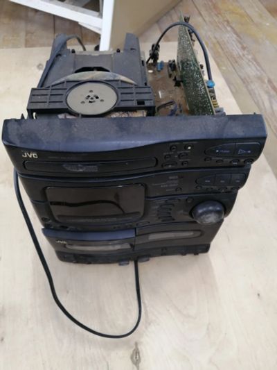 Лот: 23359041. Фото: 1. Муз центр JVC MX-S20 на запчасти. Запчасти для телевизоров, видеотехники, аудиотехники