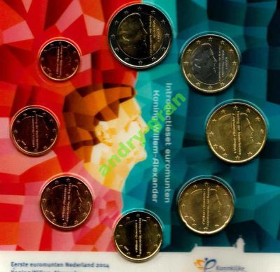 Лот: 6008646. Фото: 1. 0250 Нидерланды 2+1 Евро 50+20... Европа