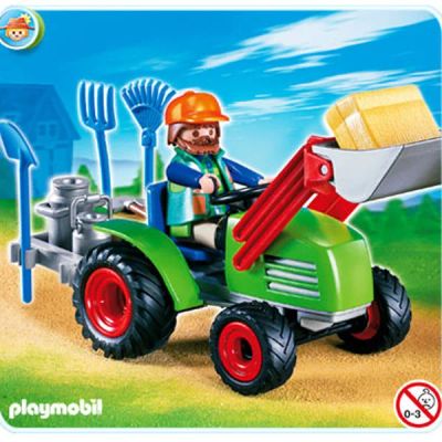 Лот: 4680251. Фото: 1. Трактор фермера, Playmobil, новый. Конструкторы
