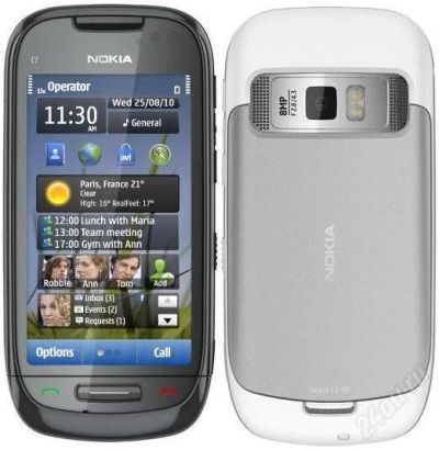 Лот: 1373525. Фото: 1. сотовый телефон Nokia С7 новый... Смартфоны