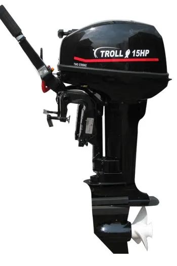 Лот: 25362206. Фото: 1. 2х-тактный лодочный мотор TROLL... Лодочные моторы