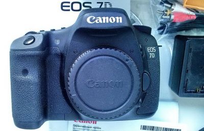 Лот: 3303864. Фото: 1. Canon EOS 7D Body - пробег: 34719. Цифровые зеркальные