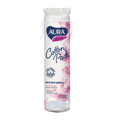 Лот: 23730899. Фото: 1. Aura Beauty Диски ватные 120 шт. Лекарства