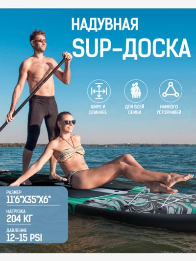 Лот: 25689299. Фото: 1. Надувная SUP-доска CETANA HUNTERGLIDE... Другое (спортивная одежда)