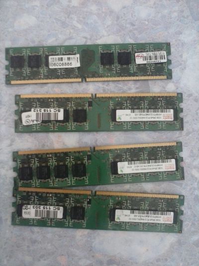 Лот: 8116160. Фото: 1. DDR-2 1GBx4. Оперативная память