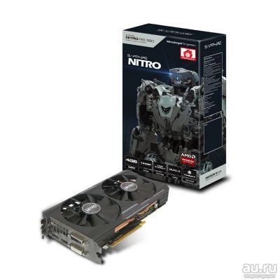 Лот: 9480118. Фото: 1. Видеокарта Sapphire Radeon R9... Видеокарты