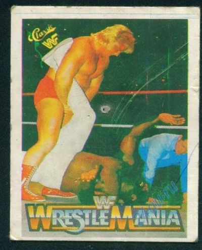 Лот: 715265. Фото: 1. картонный вкладыш Wrestle Mania... Наклейки, фантики, вкладыши