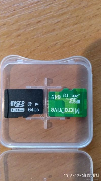 Лот: 12833541. Фото: 1. Флешки Micro SD 64 Gb. (2 штуки... Карты памяти