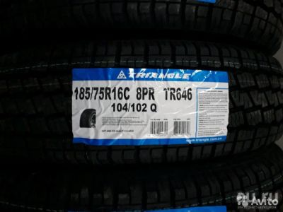 Лот: 13747860. Фото: 1. Шины на газель Triangle TR646... Шины