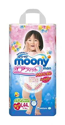 Лот: 4292479. Фото: 1. Японские подгузники трусики Moony... Детская гигиена