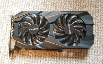Лот: 14937642. Фото: 1. Видеокарта Gigabyte GeForce GTX... Видеокарты