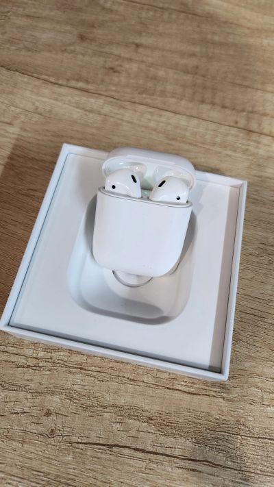 Лот: 19929122. Фото: 1. Наушники AirPods оригинал. Наушники, гарнитуры