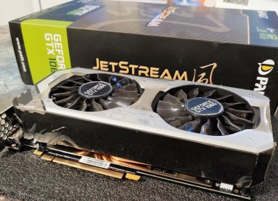 Лот: 24895184. Фото: 1. Видеокарта Palit JetStream GeFORCE... Видеокарты