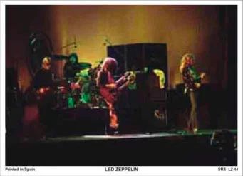Лот: 10612936. Фото: 1. Led Zeppelin коллекционная карточка... Наклейки, фантики, вкладыши