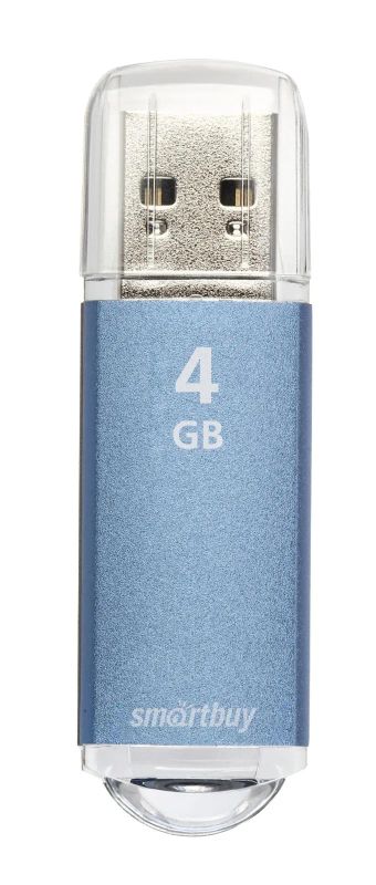 Лот: 19323387. Фото: 1. Флешка USB 2.0 4Gb SmartBuy V-Cut... USB-флеш карты