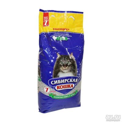 Лот: 10406647. Фото: 1. Наполнитель сибирская кошка супер... Миски, лотки, наполнители
