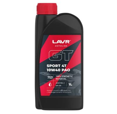 Лот: 20250452. Фото: 1. Масло моторное Lavr MOTO GT Sport... Масла, жидкости