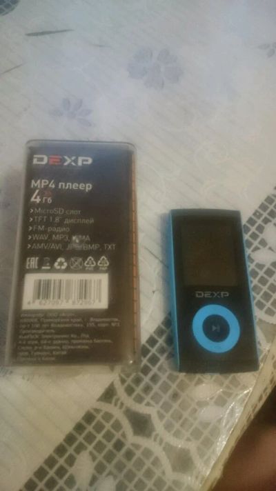 Лот: 11015983. Фото: 1. Mp3 плеер DEXP MZ-1824B. Плееры
