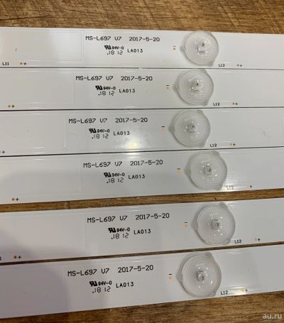 Лот: 17496615. Фото: 1. Led string MS-L697 V7. Запчасти для телевизоров, видеотехники, аудиотехники