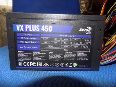 Лот: 14850805. Фото: 1. Блок питания (ПК) AeroCool VX... Корпуса, блоки питания