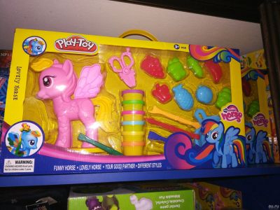Лот: 12807616. Фото: 1. Набор пластилина Little Pony новый. Конструкторы
