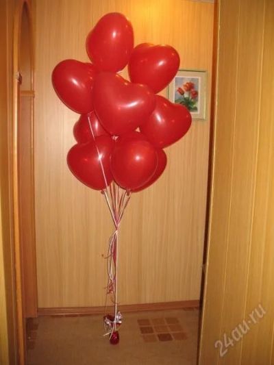 Лот: 2503595. Фото: 1. Связка гелиевых шариков в форме... Воздушные шары