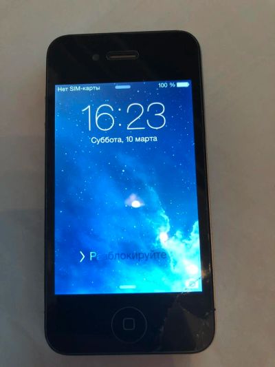Лот: 2031801. Фото: 1. iPhone 4 32Gb Оригинал, экран... Смартфоны