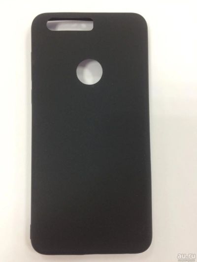 Лот: 10472445. Фото: 1. Чехол Huawei Honor 8 Силикон Черный... Чехлы, бамперы