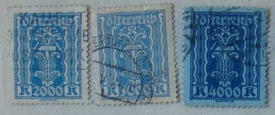 Лот: 10444840. Фото: 1. Австрия 1922 Used нс. Марки