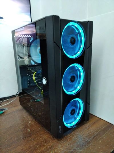 Лот: 19609085. Фото: 1. Игровой, Xeon E5-2666v3/ DDR4-16Gb... Компьютеры в сборе
