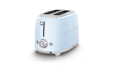 Лот: 24635051. Фото: 1. Тостер на 2 ломтика Smeg TSF01PBEU... Кухонная